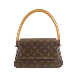 LOUIS VUITTON Brown Monogram Mini Looping Shoulder Bag